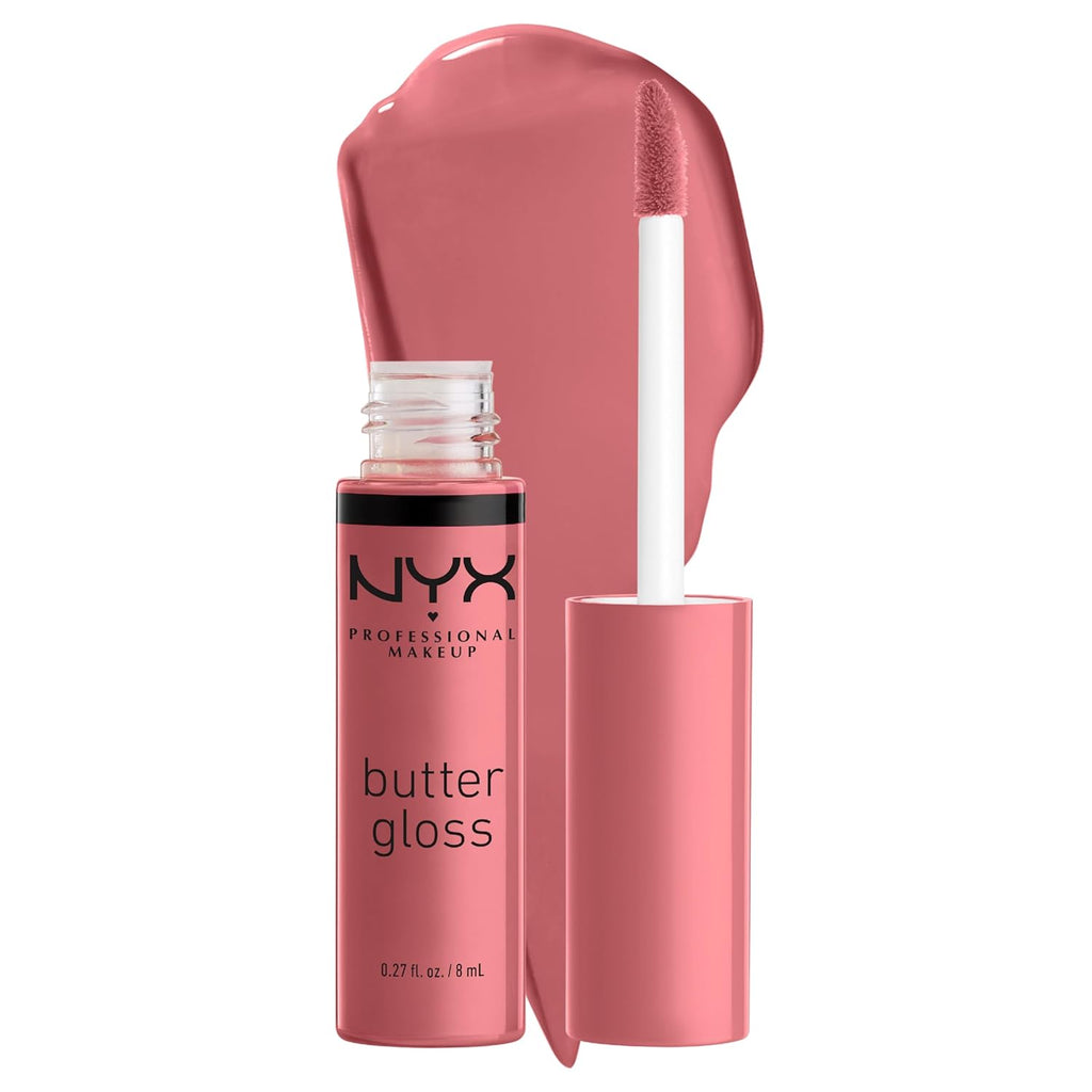 PROFESSIONAL MAKEUP Butter Gloss, Non-Sticky Lip Gloss - Tiramisu (Brown)
