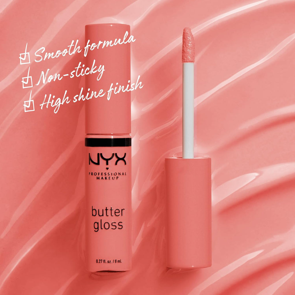 PROFESSIONAL MAKEUP Butter Gloss, Non-Sticky Lip Gloss - Creme Brulee (Natural)