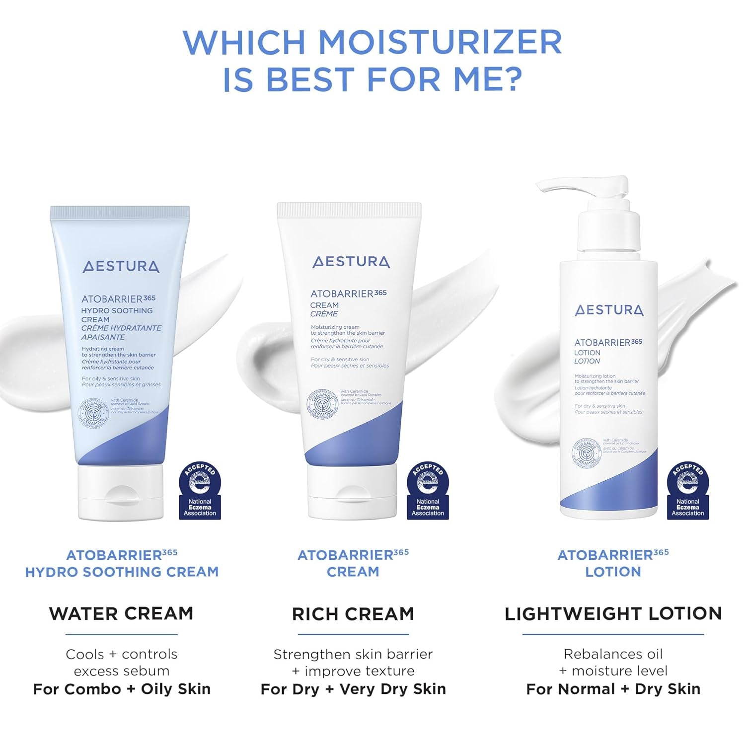 ATOBARRIER365 Cream with Ceramides, Korean Face Moisturizer for Barrier Repair | 120H Lasting Hydration, Ceramide Capsules, Dry & Sensitive Skin, Non-Comedogenic, 80 Ml / 2.70 Fl.Oz.