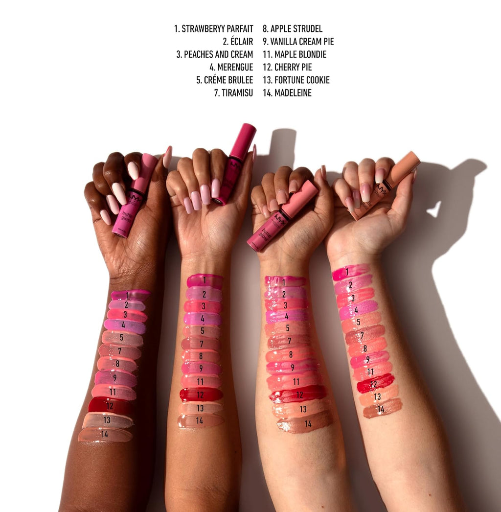 PROFESSIONAL MAKEUP Butter Gloss, Non-Sticky Lip Gloss - Tiramisu (Brown)