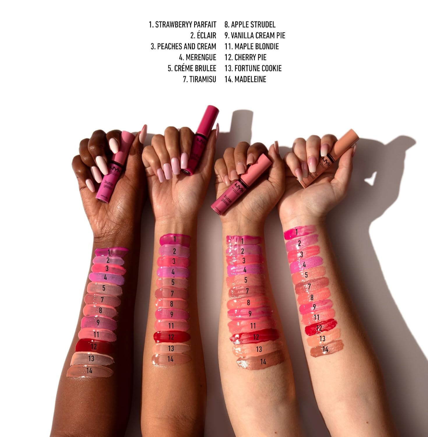 PROFESSIONAL MAKEUP Butter Gloss, Non-Sticky Lip Gloss - Tiramisu (Brown)