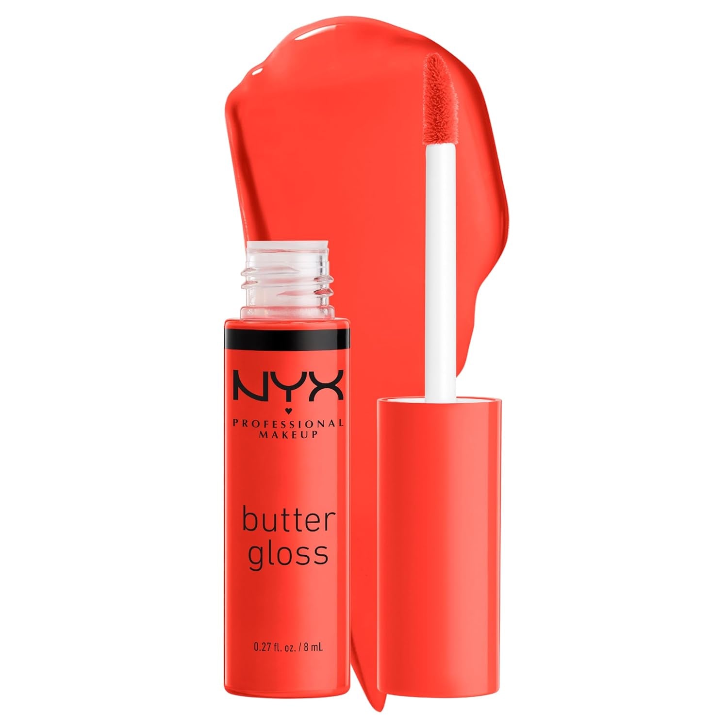 PROFESSIONAL MAKEUP Butter Gloss, Non-Sticky Lip Gloss - Orangesicle (Orange)