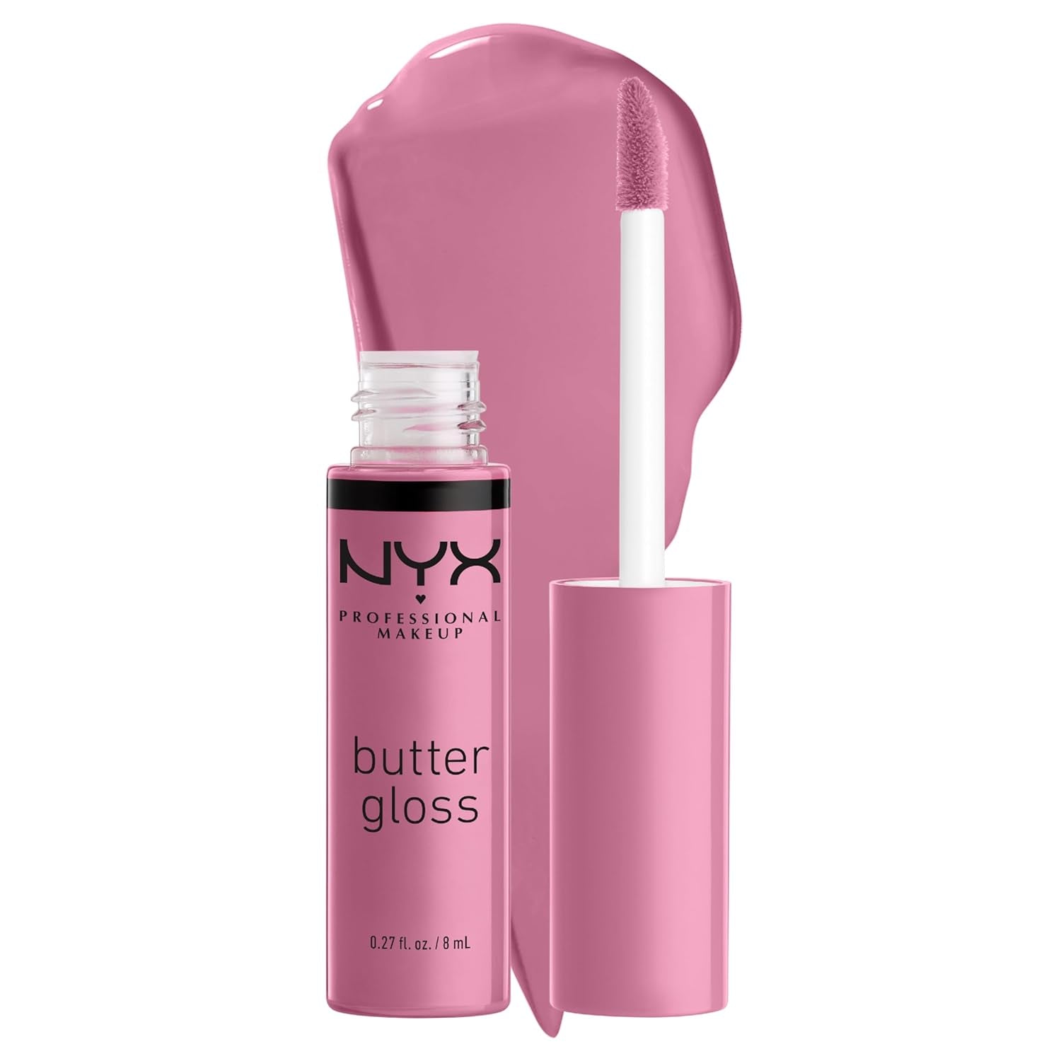 PROFESSIONAL MAKEUP Butter Gloss, Non-Sticky Lip Gloss - Eclair (Pink)