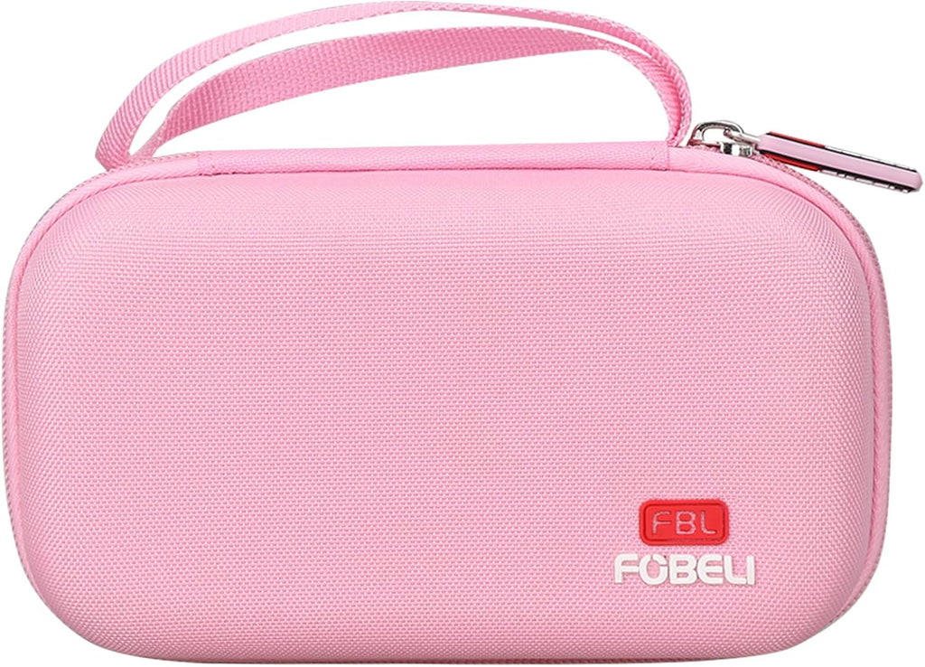 Hard Travel Case for Nuface Mini/Mini+ Starter Kit, Hunvva EP-300 Mini Microcurrent Facial Device (Case Only) (Pink)
