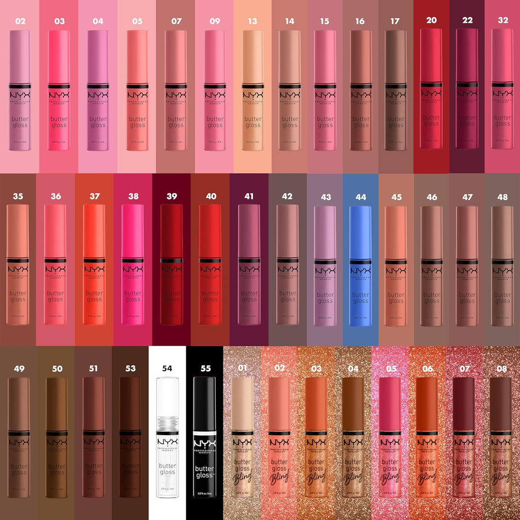PROFESSIONAL MAKEUP Butter Gloss, Non-Sticky Lip Gloss - Eclair (Pink)