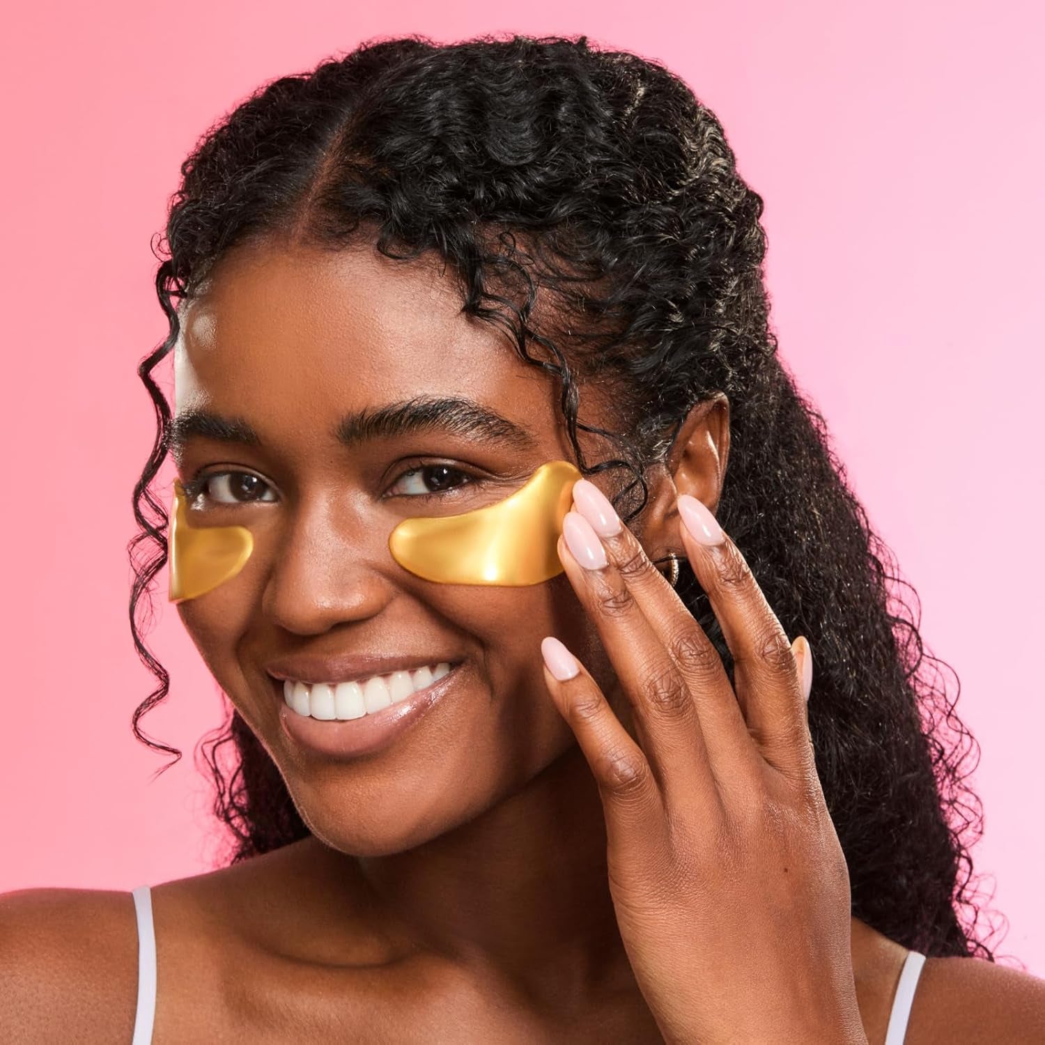 Award Winning under Eye Mask - Birthday Gifts for Women - Gel Eye Patches for Dark Circles, Puffy Eyes, Wrinkles, Undereye Bags - Gifts for Teen Girls - Vegan (48 Pairs, Gold)
