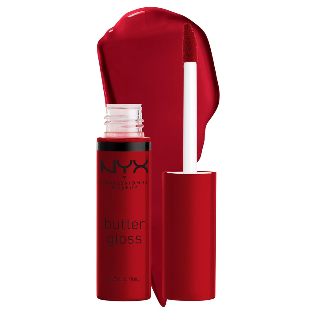 PROFESSIONAL MAKEUP Butter Gloss, Non-Sticky Lip Gloss - Rocky Road (Wine)