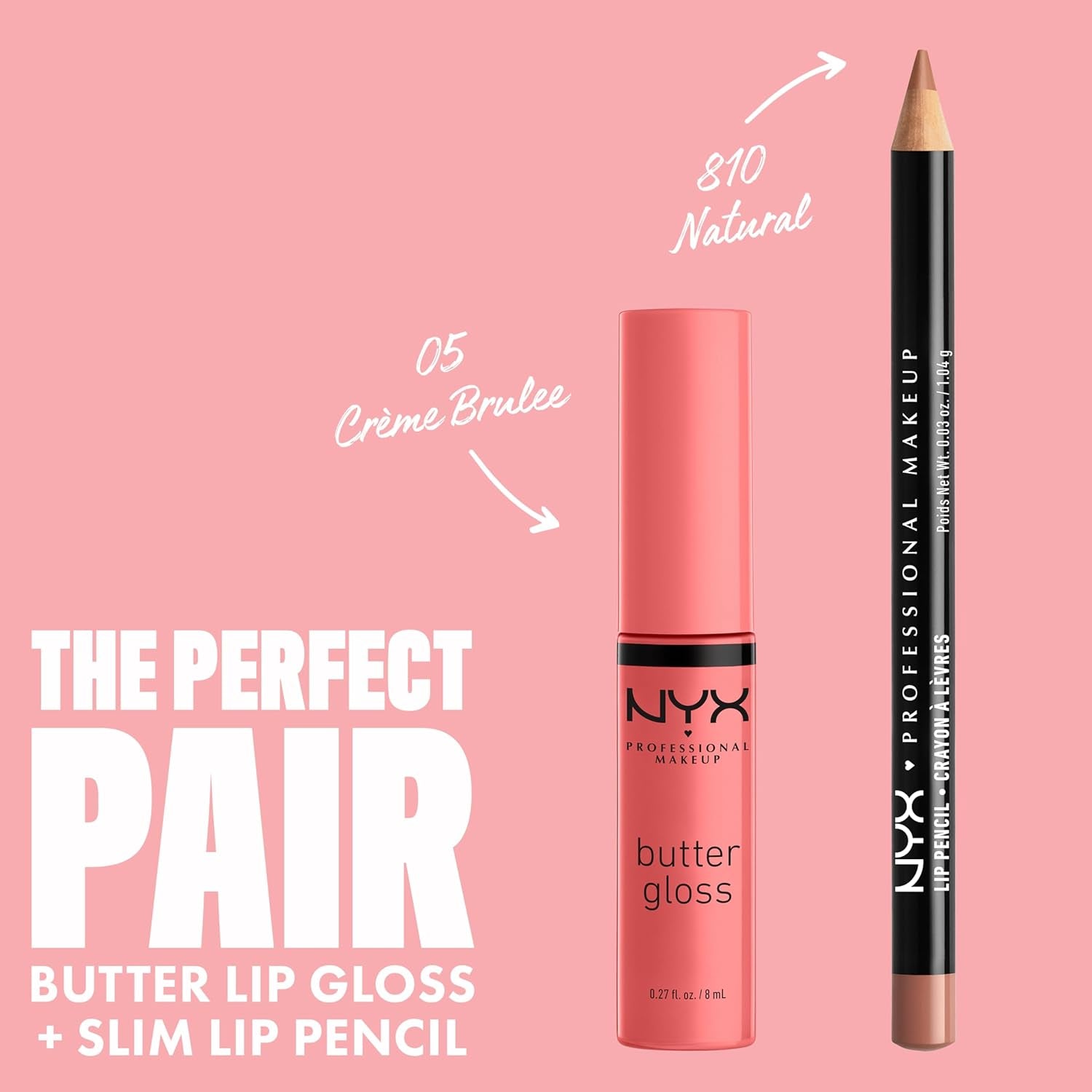 PROFESSIONAL MAKEUP Butter Gloss, Non-Sticky Lip Gloss - Creme Brulee (Natural)