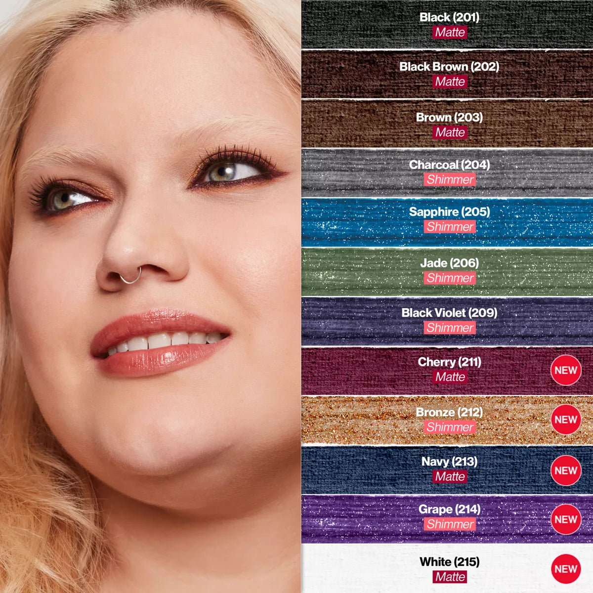Revlon Colorstay Pencil Waterproof Eyeliner - Built-In Sharpener - 0.01Oz
