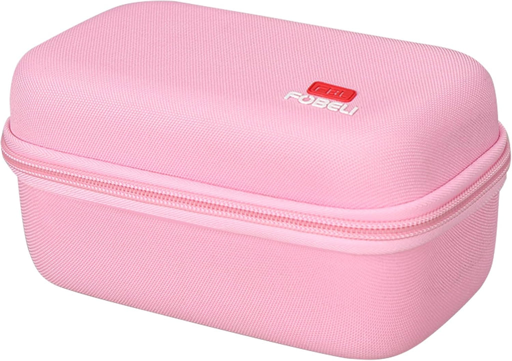 Hard Travel Case for Nuface Mini/Mini+ Starter Kit, Hunvva EP-300 Mini Microcurrent Facial Device (Case Only) (Pink)